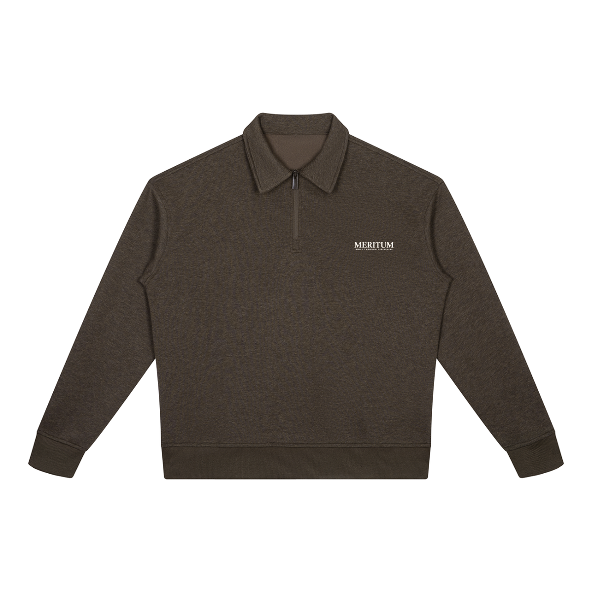 Unisex Boxy Quarter-Zip Sweatshirt