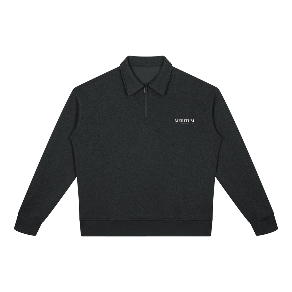 Unisex Boxy Quarter-Zip Sweatshirt