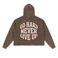 Vintage Washed Frayed-Hem Hoodie